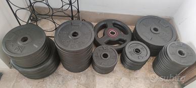 Pesi dischi ghisai bilanciere manubri palestra gym