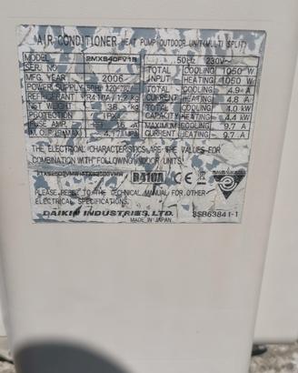 unità estarna Daikin inverter 