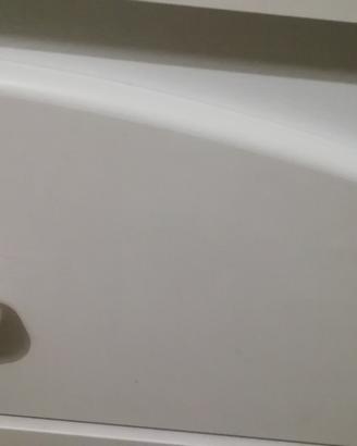 Culla Pali bianca e grigia zirconi