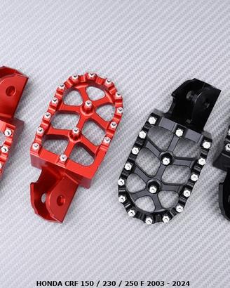 Poggiapiedi per HONDA CRF 150 230 250 F 2003 2024