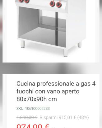 cucina industriale