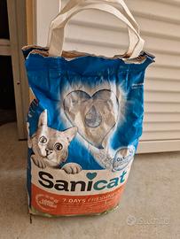 2 sacchetti Lettiera sanicat