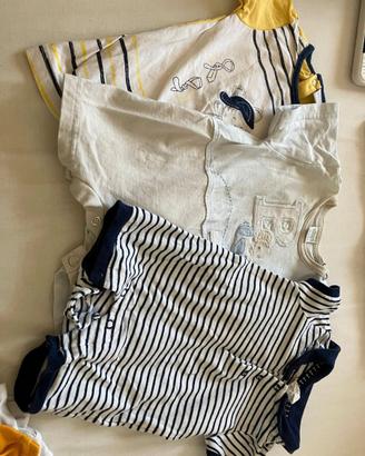Pagliaccetti estivi 0-1 mese bimbo/a