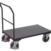 carrello con pianale acciaio