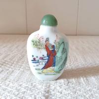 Bottiglia porcellana decorata Vintage Arte cinese