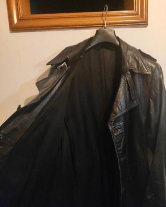 Spolverino vintage anni 60 pelle 