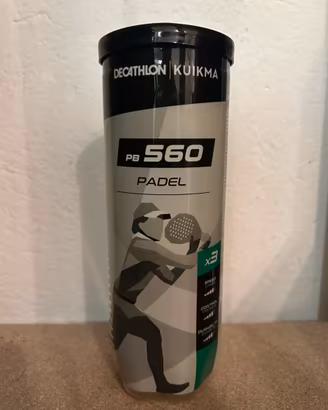 8 Tubi Palline Padel Kuikma PB 560 - NUOVI