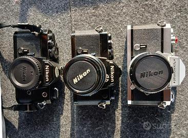 2 Nikon FM  e Nikkormat FT3