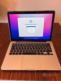MacBook Pro 2015 8GB RAM 128GB SSD Argento