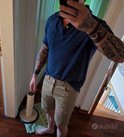 polo uomo blu