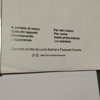 Disco LP Lucio Battisti 