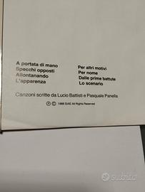 Disco LP Lucio Battisti 