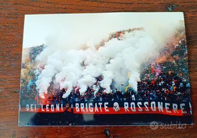 Foto tifo Milan anni 80 Brigate Rossonere Fossa 