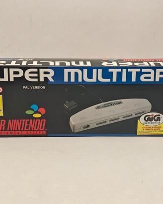 Super Nintendo SNES Multitap Nuovo multi contoller