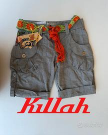 Killah pantaloncino  con cinta uncinetto nuovo