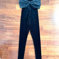 Tuta nera velluto TEZENIS, tg. S