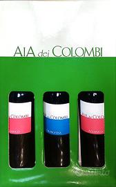 confezione 3 bottiglie vino Aia dei Colombi 