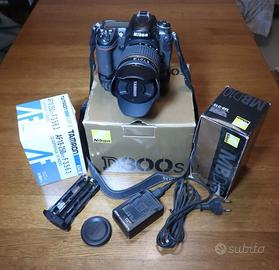 Nikon D300s + MBD10 + Tamron f 18-250mm +accessori