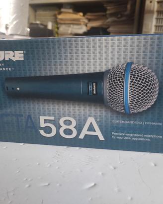 MICROFONO SHURE BETA58A - NO CINA €.105,00