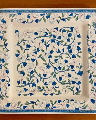 Piatto porcellana decorato Tiffany