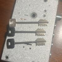 Serratura CISA doppia mappa da applicare come nuov