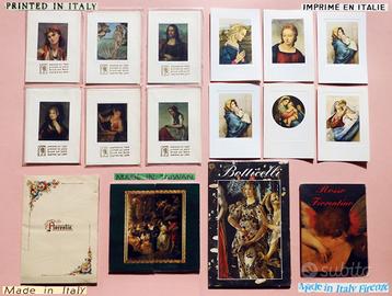 VINTAGE 1980 Carte Lettere Biglietti Opere d' ARTE