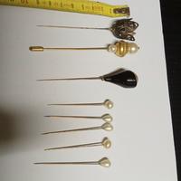 Spille con perla lotto di 8