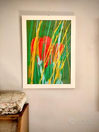 Dipinto arte moderna Sergio Tassi "Cuori d'autore"