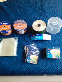 CD + DVD +Bustine NUOVI in Blocco 