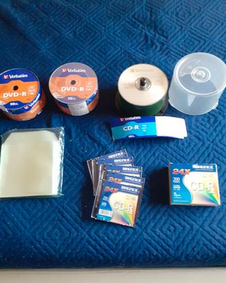 CD + DVD +Bustine NUOVI in Blocco 
