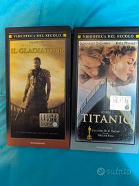 VHS Il gladiatore - Titanic