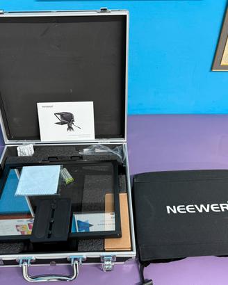 Teleprompter NEEWER + valigetta rigida + accessori