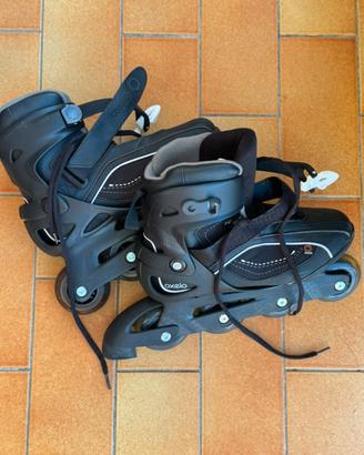 Pattini Neri Donna Roller fitness adulto