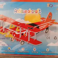 puzzle 3d aereo vintage nuovo 