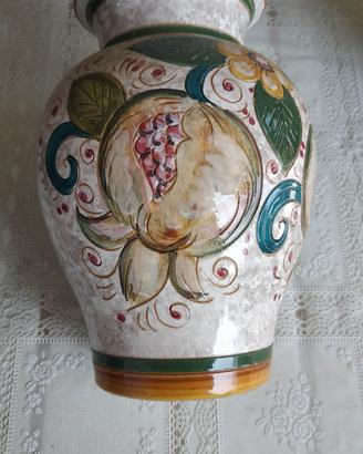 Vaso dipinto a mano Sberna DERUTA