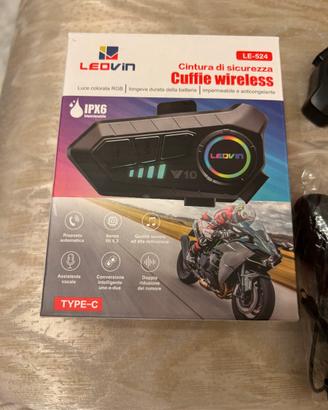 Interfono per casco moto cuffie wireless