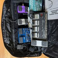 Pedaliera ed effetti per chitarra elettrica