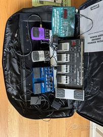 Pedaliera ed effetti per chitarra elettrica