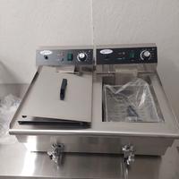 Friggitrice elettrica professionale 16+16 lt