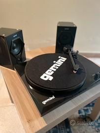 Giradischi Gemini & due casse