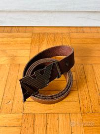 Cintura Armani Jeans in pelle