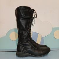 Stivali lunghi neri in pelle 36 Freedom