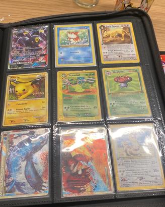 Lotto 9 carte old pokemon