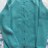 Cardigan Okaïdi verde 12 anni