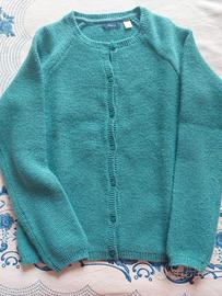 Cardigan Okaïdi verde 12 anni