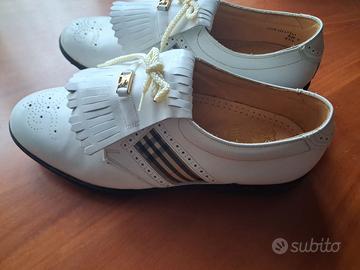 SCARPE DA GOLF VINTAGE BURBERRY’S originali