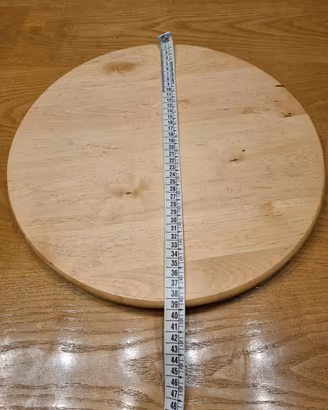 2 vassoi girevoli in legno ikea