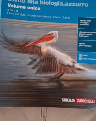 invito alla  biologia azzurro volume.unico.