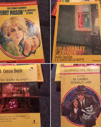 Lotto, stock, set di 24 libri gialli. Italiano 