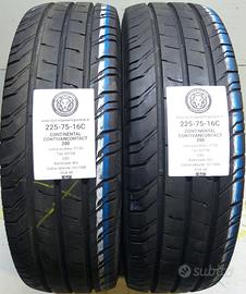 2 GOMME 225 75 16C CONTINENTAL A77120